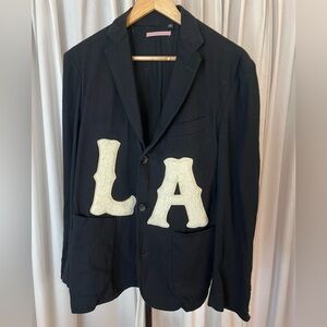 Apolis Global Citizen Black Blazer with LA Patch